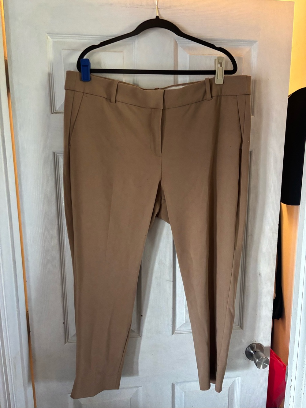 J. Crew Straight Leg Pants in Tan